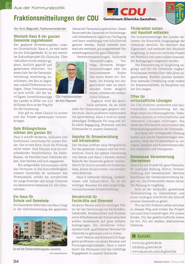 Glienicker Kurier Februar 2026
